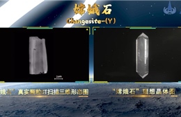 Trung Quốc phát hiện khoáng chất mới trên Mặt trăng
