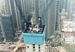 Cỗ máy xây nhà chọc trời, hoàn thành 1 tầng trong 4 ngày ở Trung Quốc