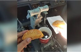 Hai phi công Ấn Độ bị cấm bay vì ăn bánh, uống cà phê trong buồng lái