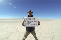 Người đàn ông hoàn thành chuyến đi đến mọi quốc gia trên thế giới trong 10 năm