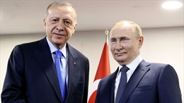 Tổng thống Nga và Thổ Nhĩ Kỳ thảo luận về thỏa thuận ngũ cốc Biển Đen 