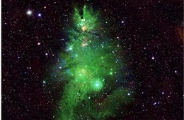 Chòm sao ‘cây thông Noel’ sáng lấp lánh trong vũ trụ