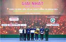 Đội KMA.Orange và UIT.Efficiency V đạt giải Nhất cuộc thi ‘Sinh viên với an toàn thông tin ASEAN 2024’