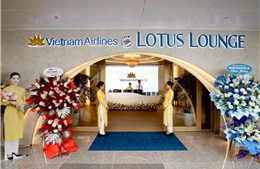 Vietnam Airlines khai trương Phòng khách Bông Sen mới tại Nội Bài