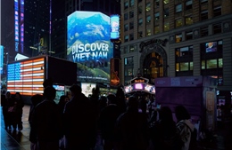 Hình ảnh Việt Nam tỏa sáng tại Quảng trường Thời đại, New York