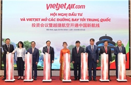 Vietjet công bố 5 đường bay mới tới Trung Quốc