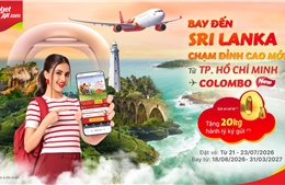 Cùng Vietjet khám phá Sri Lanka, tận hưởng giá vé chỉ từ 0 đồng