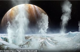 NASA phát hiện hơi nước trên Mặt Trăng Europa của sao Mộc