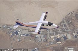 NASA tiết lộ những hình ảnh đầu tiên về chiếc máy bay chạy hoàn toàn bằng điện