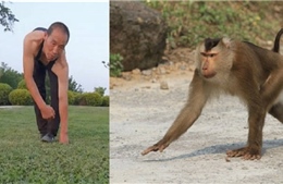 Người đàn ông đi bằng 4 chi như khỉ trong suốt 30 năm để rèn luyện sức khỏe
