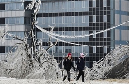 Nga: Thành phố băng sau trận bão tuyết dữ dội