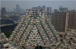 Độc đáo chung cư ‘kim tự tháp&#39; tại Trung Quốc
