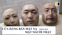 Mặt nạ người thật in 3D có giá hàng trăm USD tại Nhật Bản
