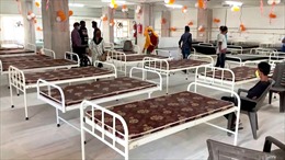 Đền thờ Ấn Độ trở thành bệnh viện dã chiến điều trị bệnh nhân COVID-19