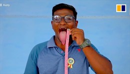 Người đàn ông lưỡi dài nhất Ấn Độ