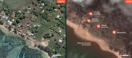 Những hình ảnh đầu tiên ở Tonga sau thảm hoạ núi lửa và sóng thần kinh hoàng