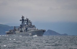 Hơn 40 tàu chiến của Hải quân Nga tập trận rầm rộ ở Thái Bình Dương