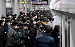 Mối lo tàu điện ngầm đông đúc gây thảm kịch tương tự Itaewon