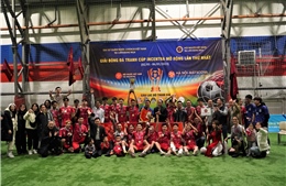 Giải bóng đá mùa Đông của người Việt ở Moskva khép lại thành công