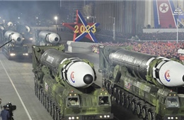 Triều Tiên phô diễn số lượng tên lửa đạn đạo kỷ lục trong lễ duyệt binh