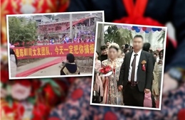 Chú rể Trung Quốc bị hàng chục người yêu cũ đến phá đám cưới