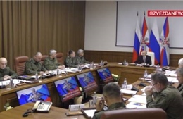 Tổng thống Putin bất ngờ tới thăm sở chỉ huy chiến dịch quân sự ở Rostov-on-Don
