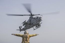 Mỹ chỉ trích tàu Iran liên tục chiếu laser vào trực thăng chiến đấu