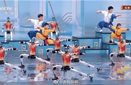 'Võ sư kim loại' Trung Quốc gây sốc với màn biểu diễn kung-fu như phim viễn tưởng