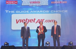 Vietjet tiếp tục được vinh danh &#39;Hãng hàng không tiên phong&#39; tại The Guide Awards 2018