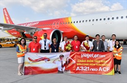 Sẵn sàng mùa cao điểm, Vietjet chào đón thêm tàu bay A321neo ACF hiện đại nhất thế giới