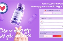 Nhiều hình thức ủng hộ trên website Quỹ Vaccine