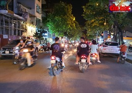 Đi xe gắn máy không đội mũ bảo hiểm bị phạt gấp đôi mức hiện hành
