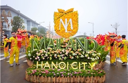 Tết Việt giàu bản sắc tại đường hoa Home Hà Nội Xuân 2022