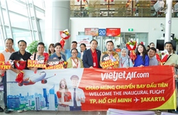 Khai trương đường bay thẳng TP Hồ Chí Minh - Jakarta của Vietjet