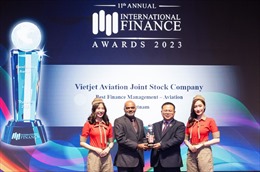 Vinh danh Vietjet Air với loạt giải thưởng dẫn đầu về quản trị tài chính và hàng không