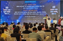 Trao Giải &#39;Báo chí viết về ngành Giao thông vận tải lần thứ V năm 2023 - 2024&#39;