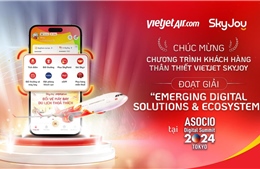 Vietjet SkyJoy được vinh danh tại ASOCIO DX Award 2024