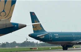 Vietnam Airlines thông tin việc va quệt máy bay tại Cảng hàng không quốc tế Nội Bài