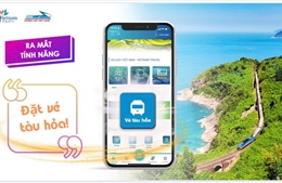 Khách du lịch có thể mua vé tàu trên ứng dụng Du lịch Việt Nam - Vietnam Travel