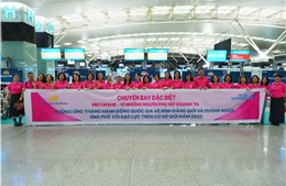 Vietnam Airlines phối hợp UN Women tổ chức chuyến bay đặc biệt “HeForShe 2025”
