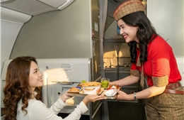 Bay Vietjet cùng hạng Business - nếm trọn vị Tết đón vạn lộc may