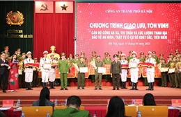 Tôn vinh Công an xã, lực lượng tham gia bảo vệ an ninh trật tự cơ sở tiêu biểu Thủ đô