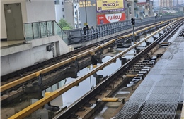 Phản hồi tình trạng nước chảy lênh láng trên tuyến metro Cát Linh - Hà Đông
