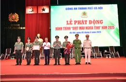Công an Hà Nội phát động hành trình ‘Giọt máu nghĩa tình’ 2025