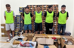 Triệt phá đường dây sản xuất, tiêu thụ gần 1 tấn pháo nổ liên tỉnh