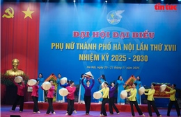 Khai mạc Đại hội đại biểu phụ nữ thành phố Hà Nội lần thứ XVII 