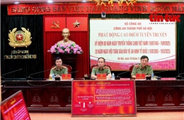 Công an Hà Nội phát động cao điểm kỷ niệm 80 năm ngày truyền thống Công an nhân dân Việt Nam 