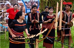 'Điểm hẹn vùng cao' rực rỡ sắc màu tại Làng Văn hóa - Du lịch các dân tộc Việt Nam dịp lễ 30/4 - 1/5 
