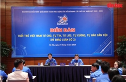 Thanh niên thảo luận giải pháp phát triển văn hóa, kinh tế số và công dân số