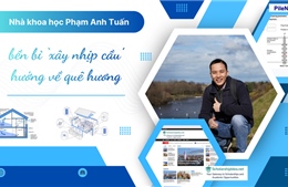 Nhà khoa học Phạm Anh Tuấn bền bỉ ‘xây nhịp cầu’ hướng về quê hương